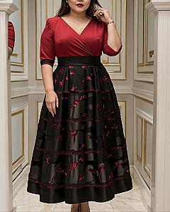 Choosing Two-Tone Semi-Formal Dresses for Curvy Figures