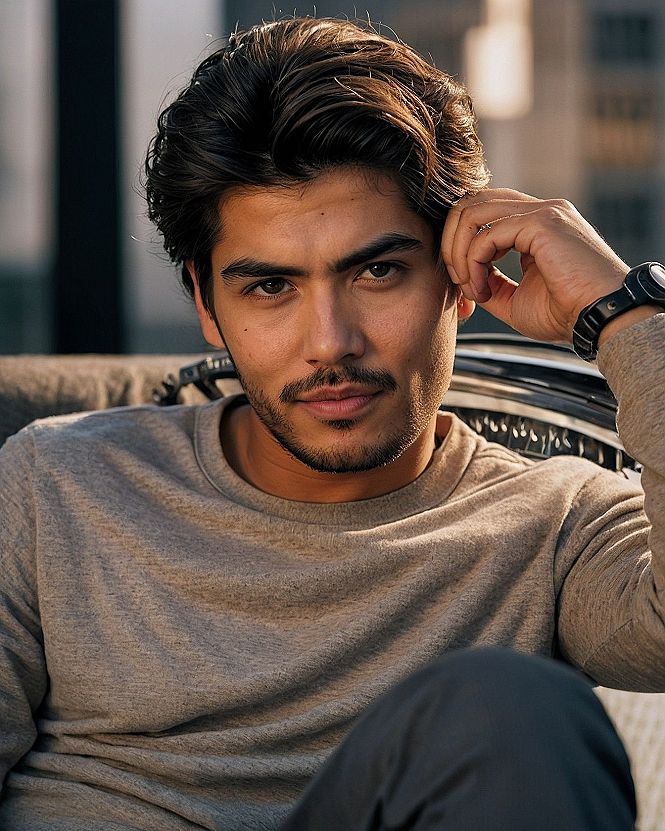 Choosing a Neutral Crewneck Sweater for Casual Photos