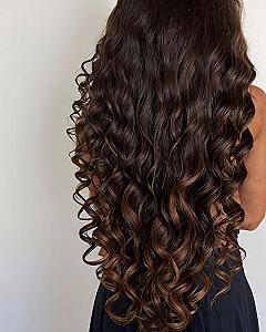 Loose Ringlets and Layered Long Curly Hair Styles