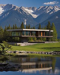 Why Open Glass Walls Work for a Tuscan Modern House