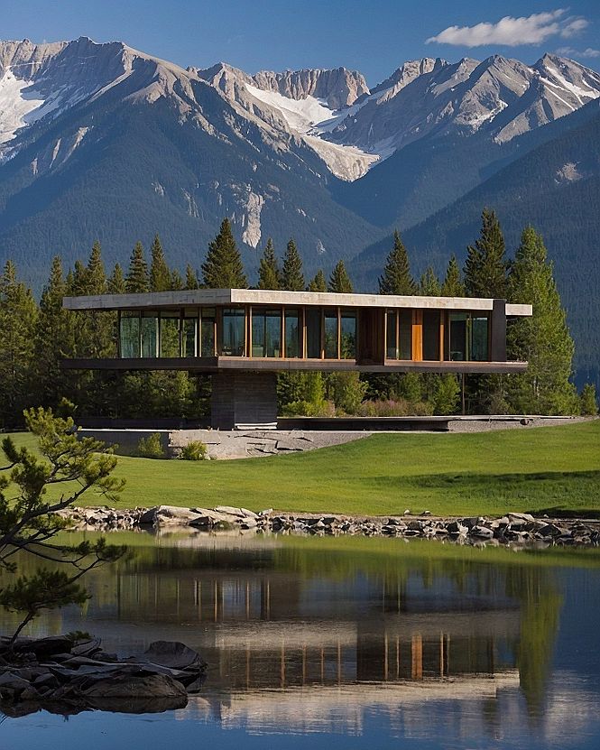 Why Open Glass Walls Work for a Tuscan Modern House