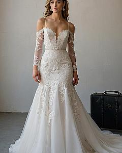Why Off the Shoulder Straps Work Well on a Bridal Gown
