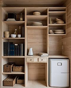 Choosing Soft Fabric Kitchen Counter Curtains for Open Lower Shelves