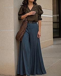 Pairing Vintage Blouses With Tailored Trousers