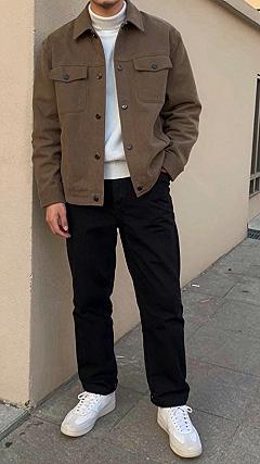 Pairing a Structured Jacket With Minimalist Layers