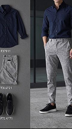 Pairing a Dark Button Down Shirt with Tailored Trousers