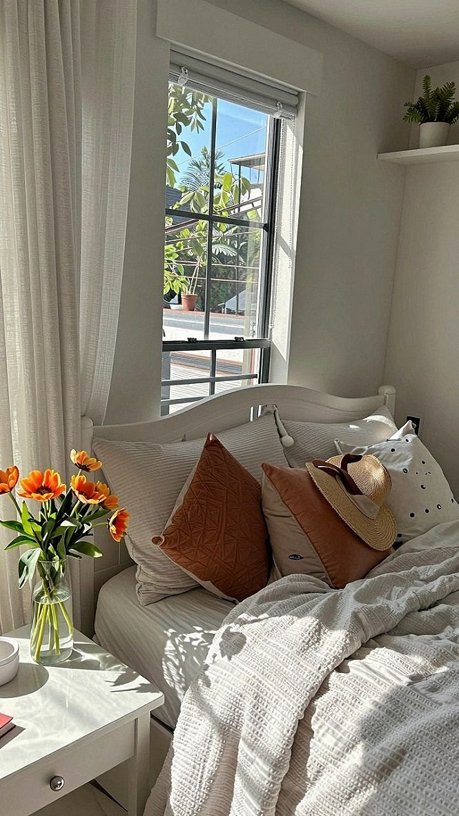 Styling Your Bed with Layered Autumn Textures and Warm Hues