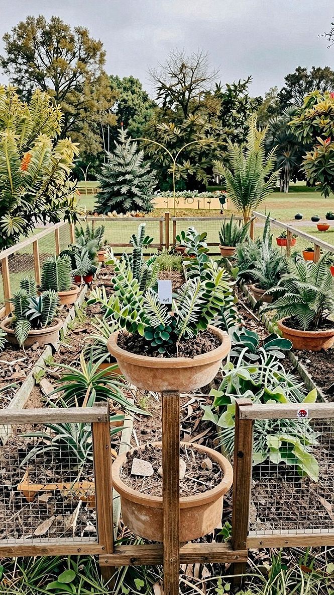 Staging Succulents in Raised Beds and Planters