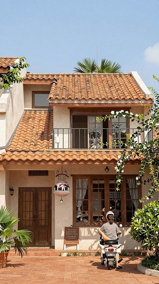 Integrating Potted Palms And Balcony Plants