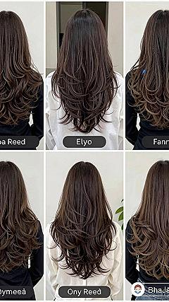 Adding V-Shaped Layers to Medium Length Hair