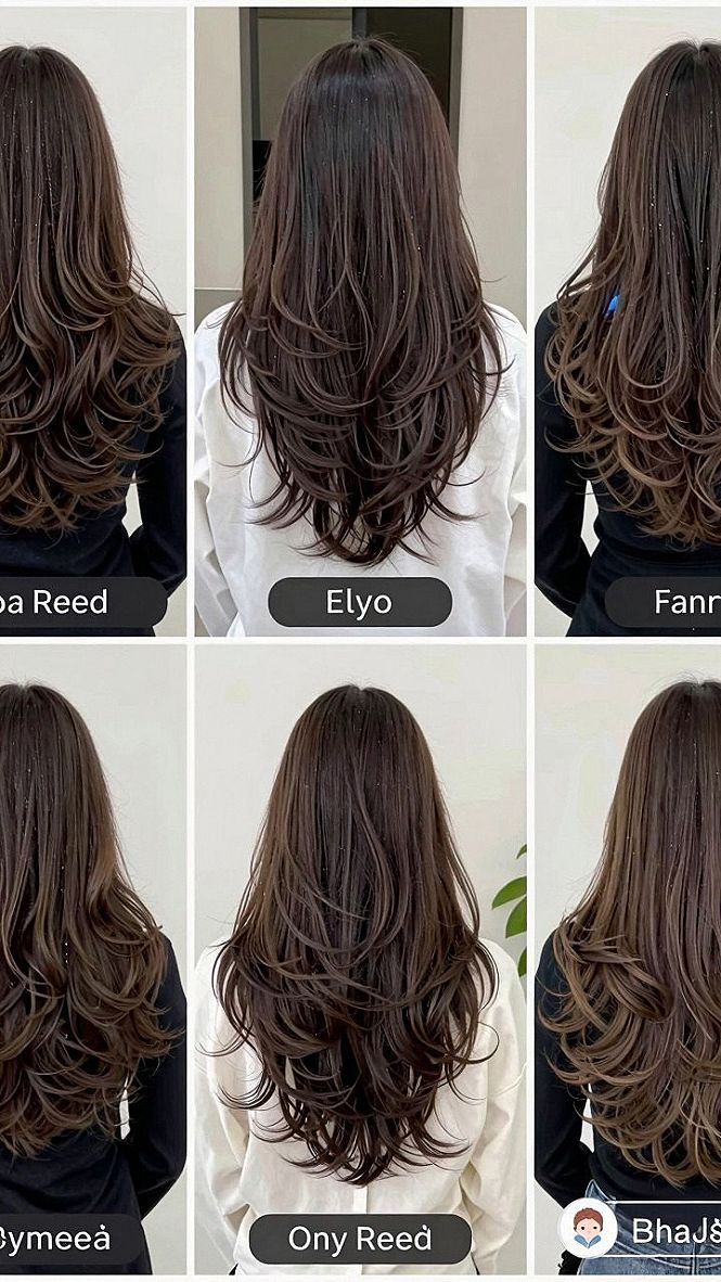 Adding V-Shaped Layers to Medium Length Hair