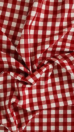 Why Red Gingham Wallpaper Creates a Nostalgic Vibe