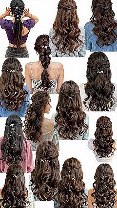 Half Up Half Down Wedding Hairstyles With Braids