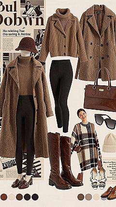 Styling Cozy Knitwear and Tailored Coats for Autumn
