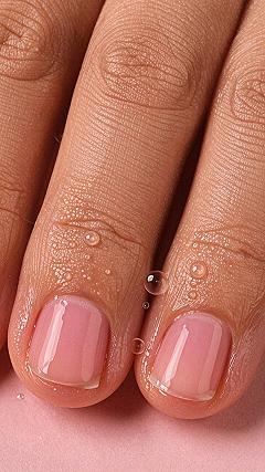 Minimalist Glossy Pink Polish for Fall Hands and Feet