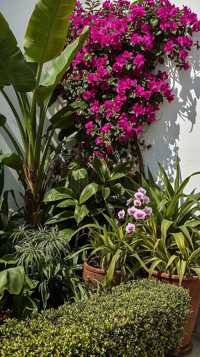 Tropical Corner Garden Ideas: Vibrant Landscaping with Flowers