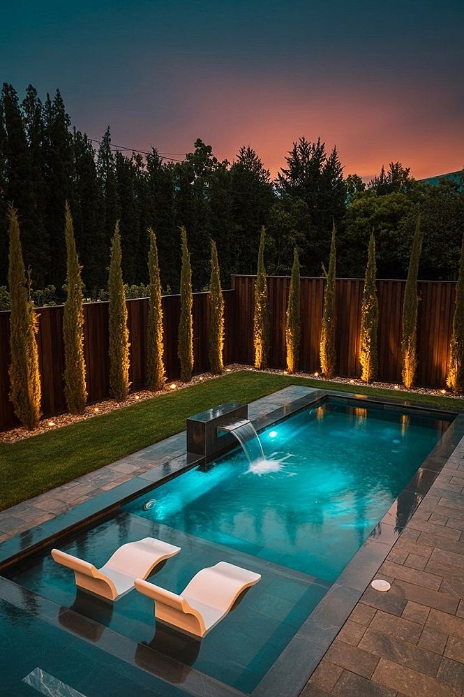 Natural Garden Pool Design: Low-Maintenance Muhly Grass Landscaping