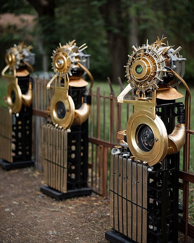 Choosing Industrial Metal Details for Your Boho Ceremony