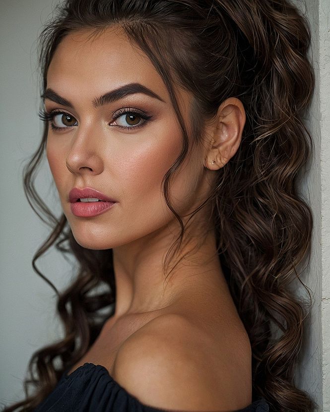 High Curly Ponytail Styles For Tropical Climates