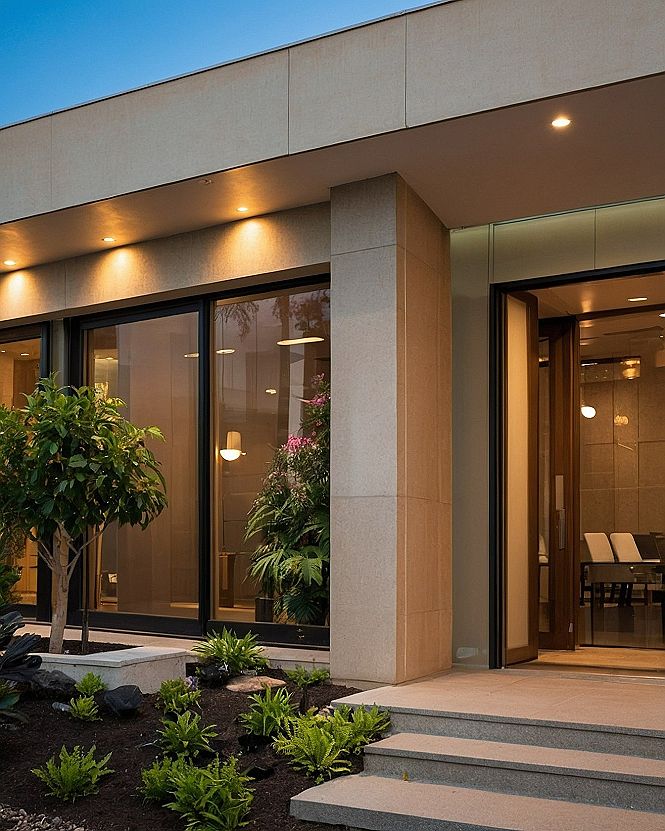 Choosing Exterior Lighting And Large Windows