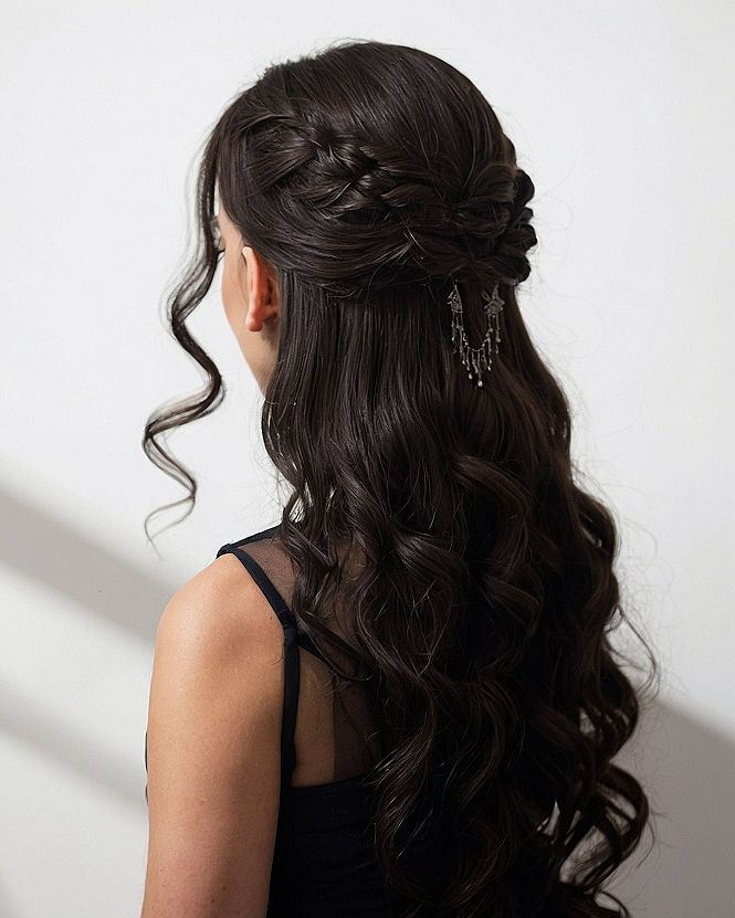 Selecting a Braided Crown Half Up Hairstyle