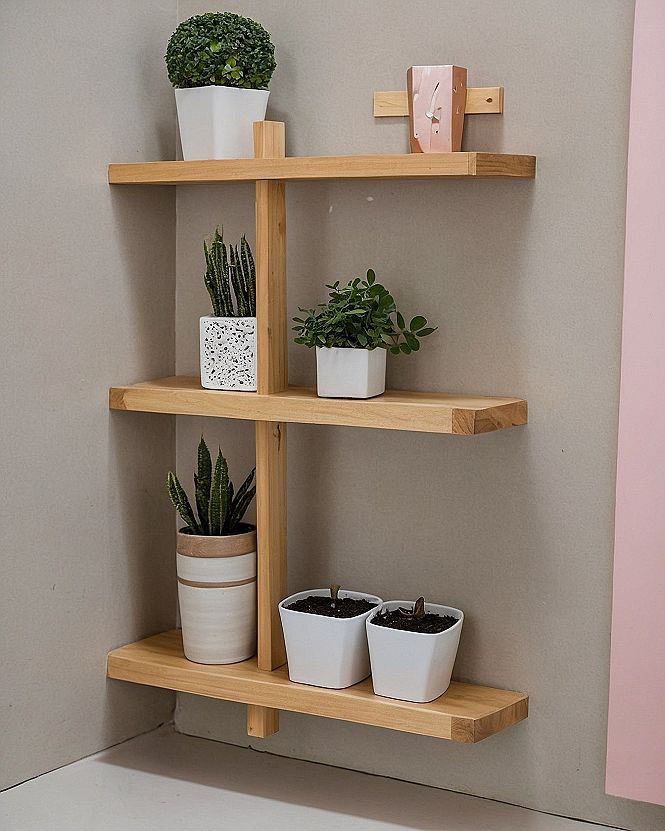 Designing a Floating Wooden Pallet Wall Shelf