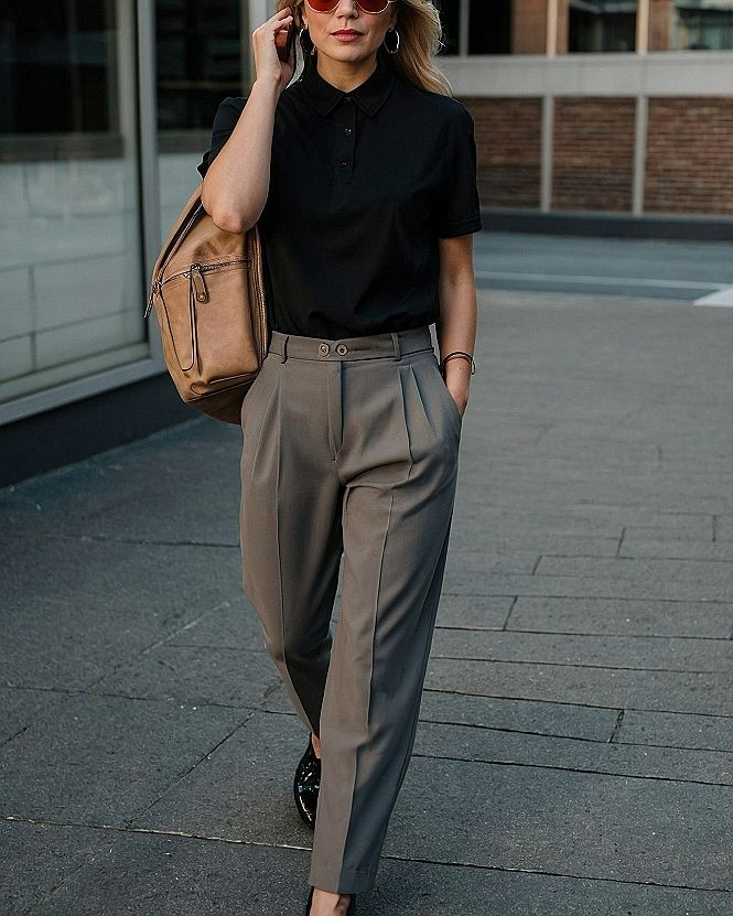 Choosing Tailored Trousers and Knit Polo Shirts for Work