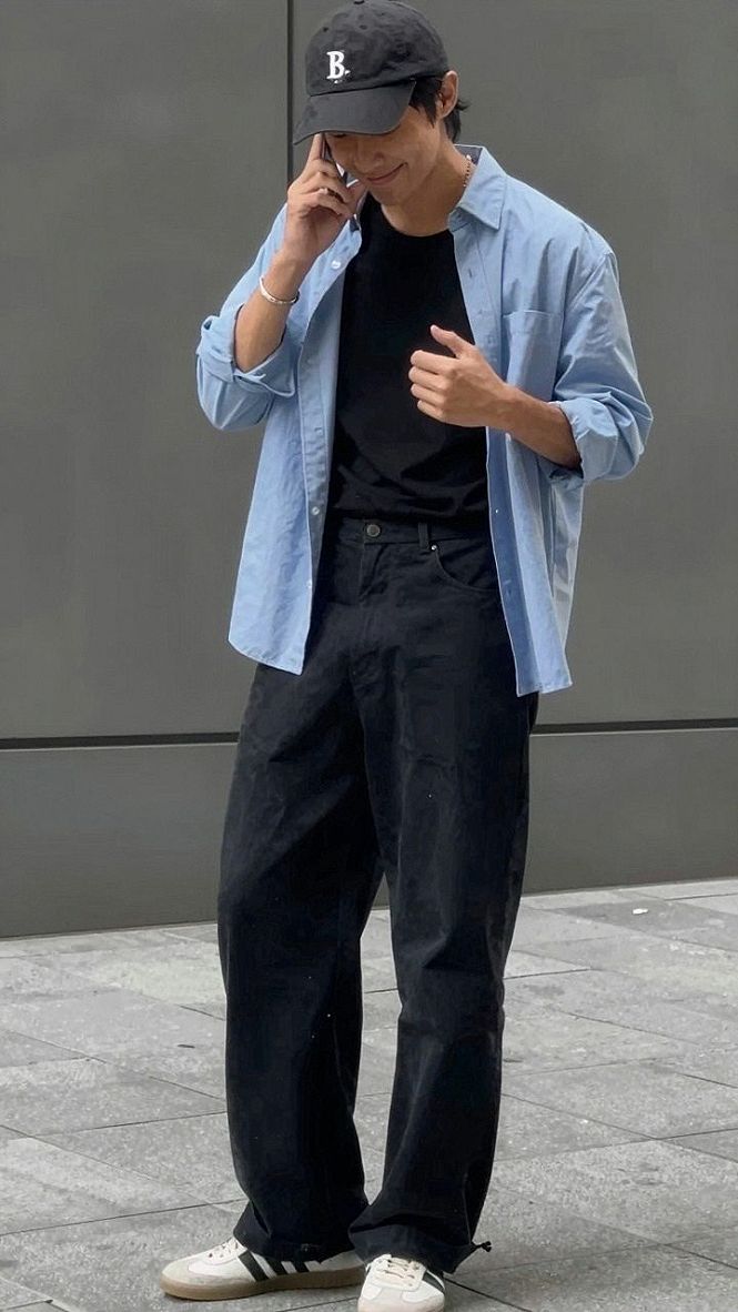 Choosing The Right Button Up Shirt For Baggy Denim