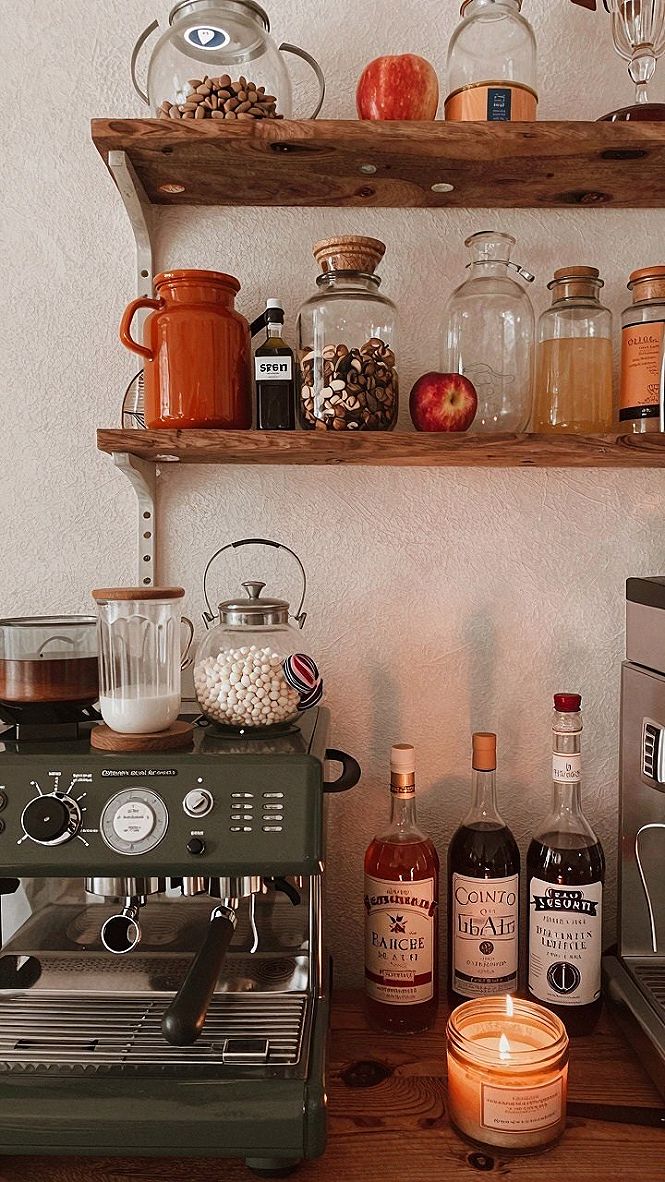 Styling an Autumn Coffee Bar Station at Home