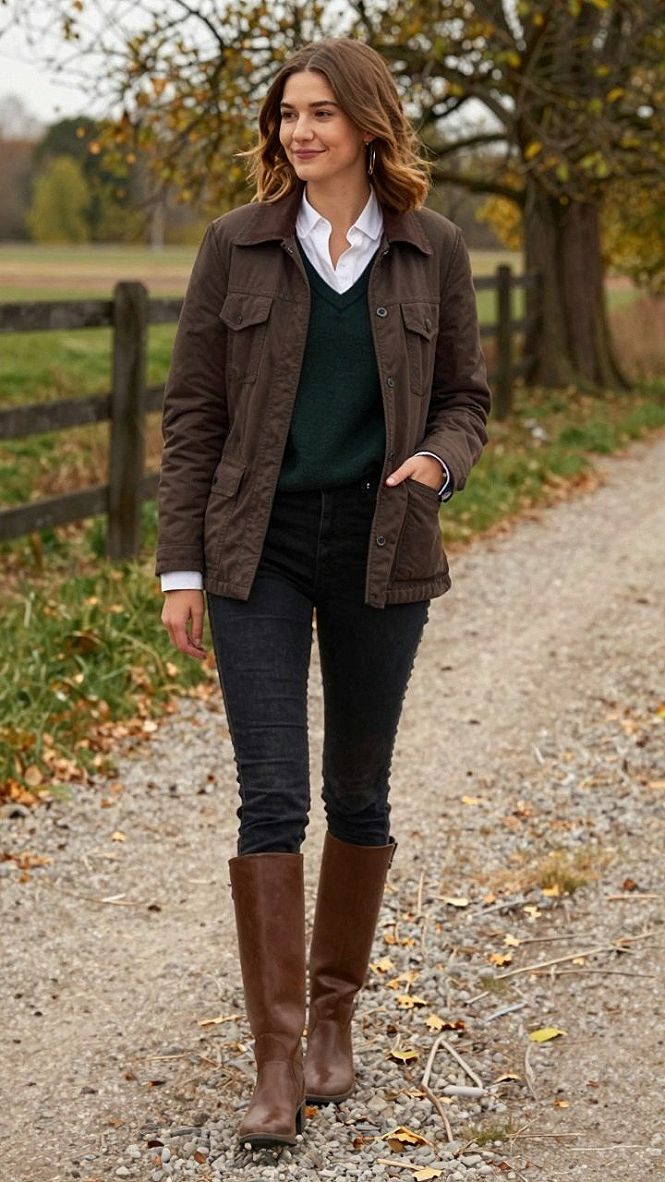 Choosing the Right Barbour Wax Jacket and KneeHigh Boots