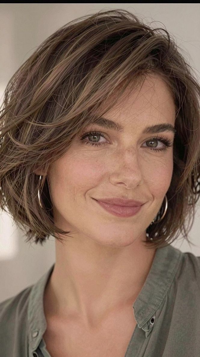 Selecting A Tousled Jaw Length Bob With Subtle Highlights