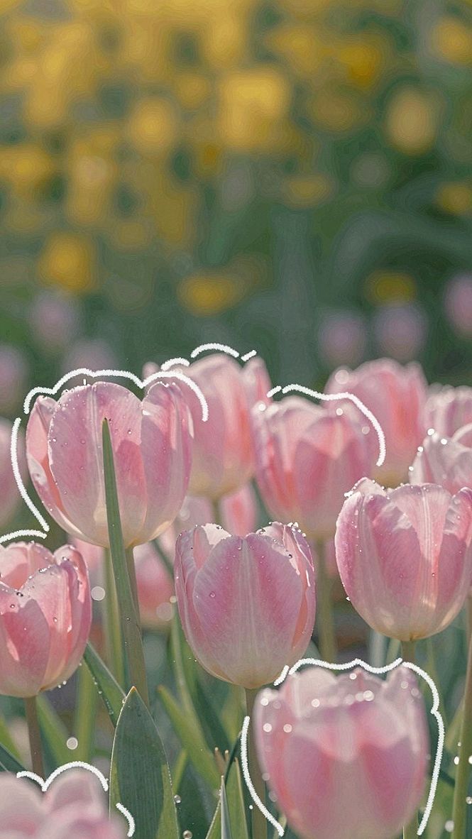 Selecting the Ideal Pink Tulip Wallpaper Scale for Your Room