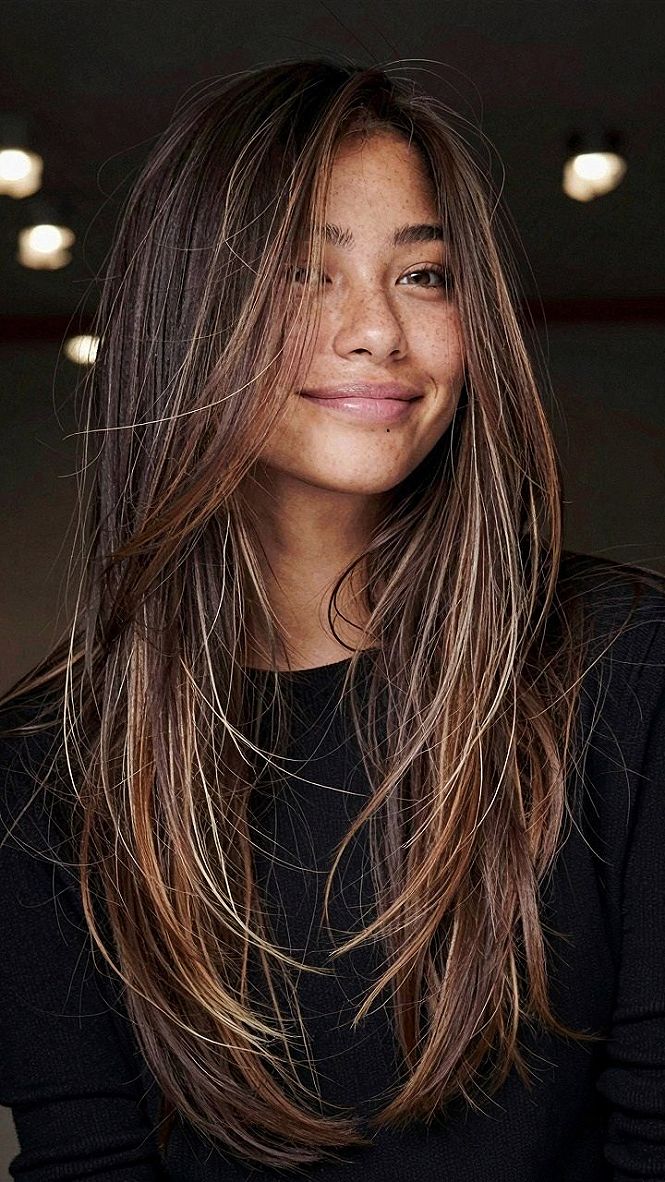 Choosing Dimensional Burnt Copper Balayage for Brunette Tresses