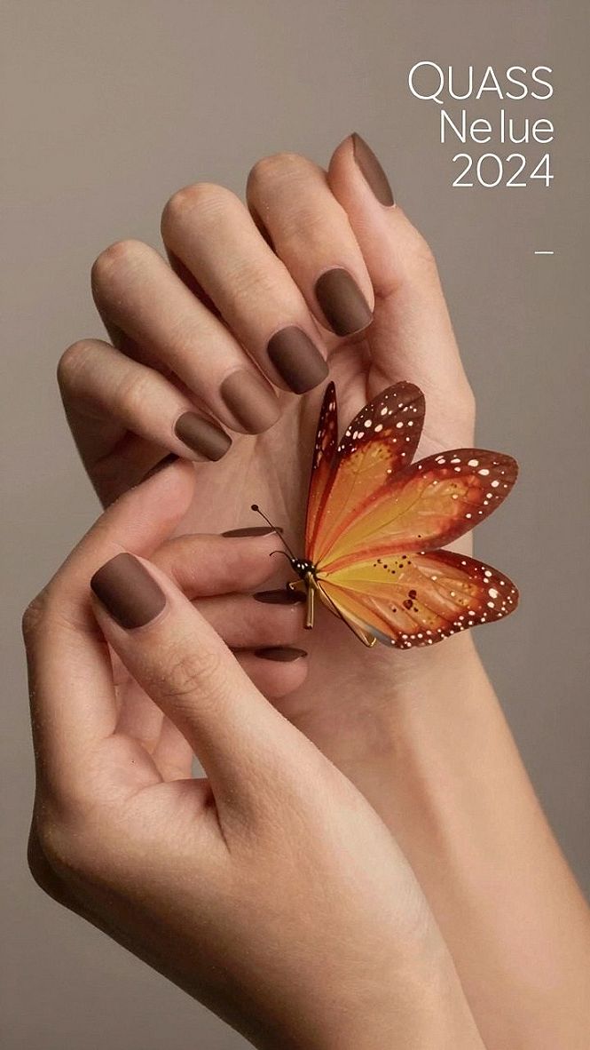 Choosing Matte Finish Chocolate Brown Nails for Autumn