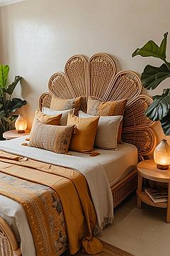 Rattan & Woven Textures: Aesthetic Bedroom Makeover Ideas 2026