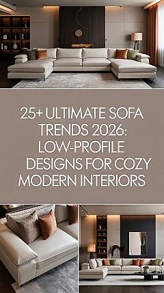 Couch Trends 2026: Low-Profile Sofas for Modern Living Rooms