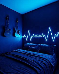 Ultimate Gamer Den: Aesthetic Boys Room Decor with Electrifying LEDs