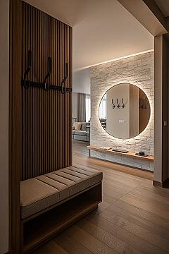 Modern Apartment Entrance: Stylish Hallway Design Ideas