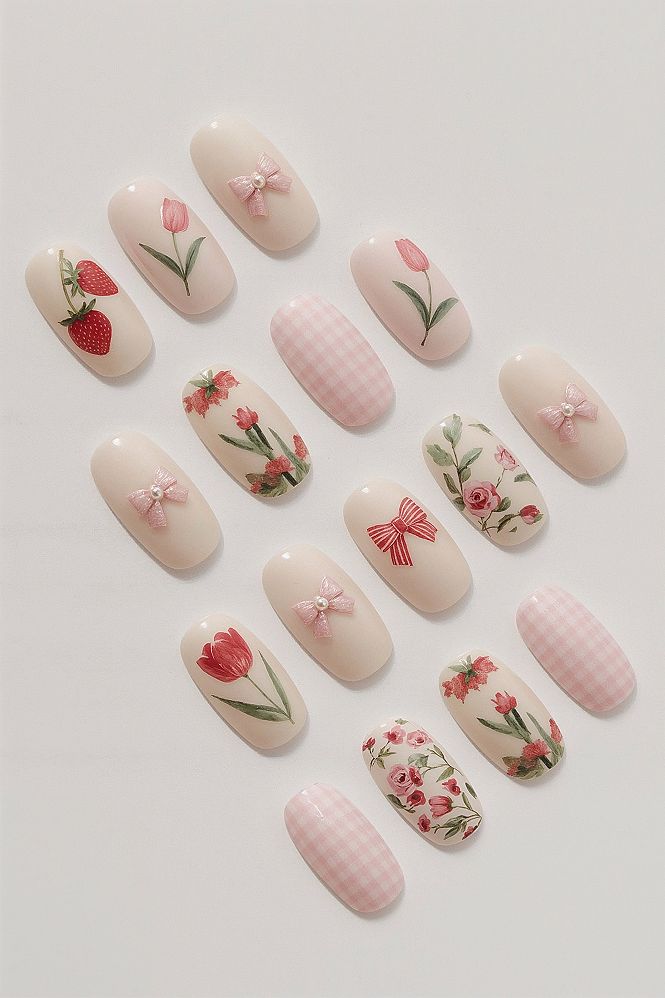 Cottagecore Dreams: Cute Press On Nails for Spring & Summer 2026