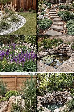 Sustainable Garden Design: Drought-Tolerant Plants & Backyard Water Features