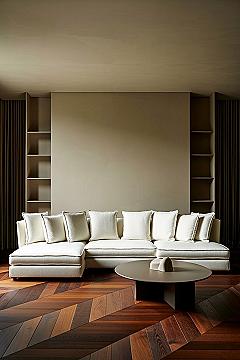 Elegant Cream & White Living Room Designs for Decorated Apartments