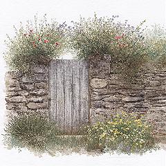 Charming Garden Gate Clipart: Whimsical Spring Art for Projects