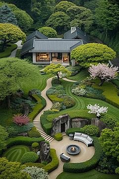Stunning House Garden Landscapes: Integrating Nature with Modern Homes