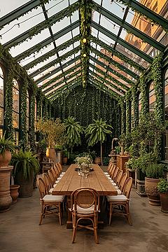 Design Your Dream Greenhouse Living Space: A Tranquil Garden House