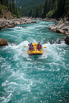 Adrenaline Rush: Whitewater River Rafting in Emerald Canyons
