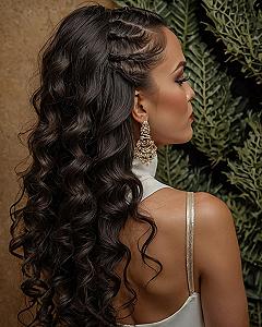 Polished High Ponytail With Volume At The Crown