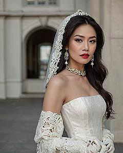 Securing Your Bridal Veil With Down Hair Styles