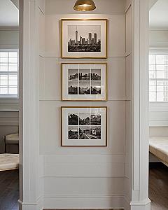 Hanging a Vertical Gallery Wall in Tight College Spaces