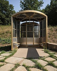 Setting Up a Metal Pavilion for Outdoor Weddings