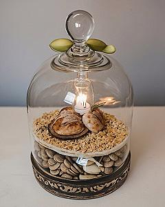 Using Glass Cloches for Unique Table Centerpieces